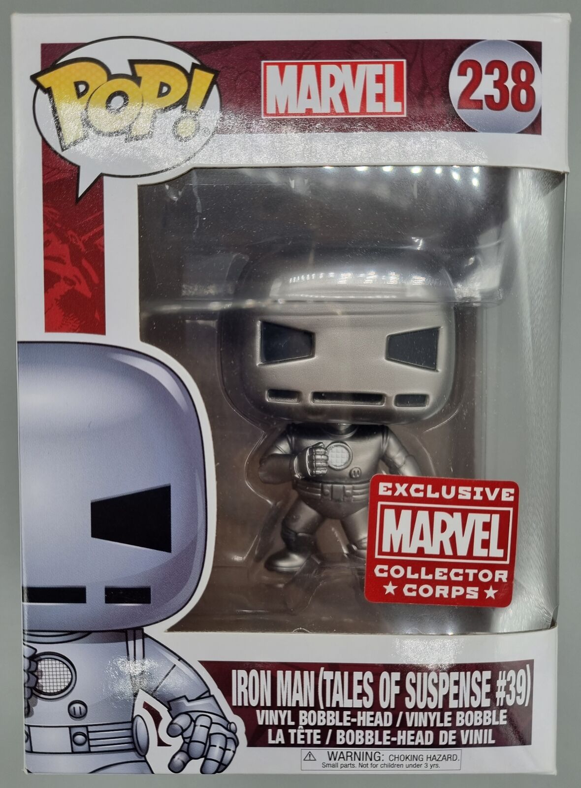 238 Iron Man (Tales of Suspense 39) Marvel Collector Corps Funko POP
