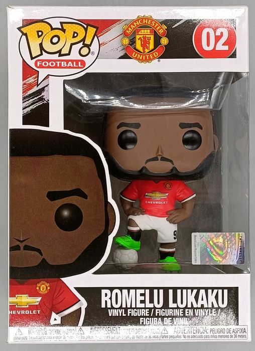 02 Romelu Lukaku - Football - Manchester United Funko POP - Box Damaged Funko