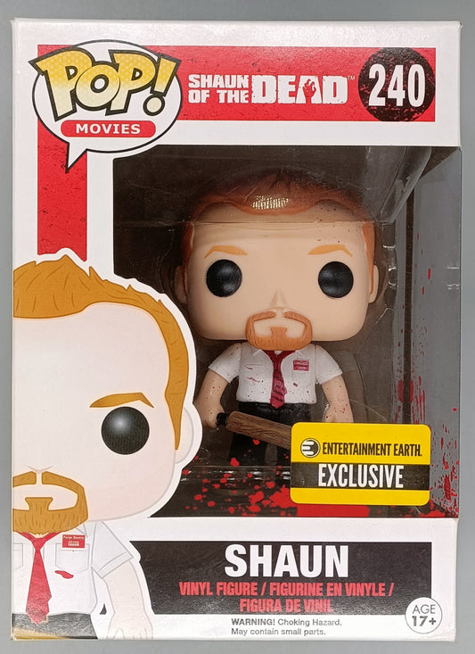 240 Shaun (Bloody) - Shaun Of The Dead Funko POP (Box Damage)