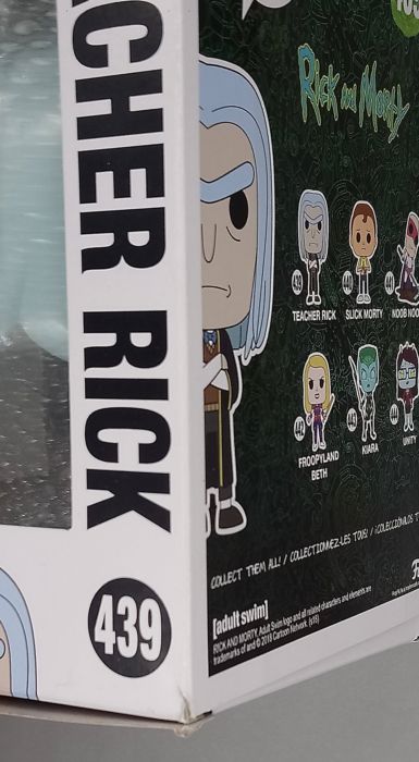 439 Teacher Rick - Rick and Morty - Box Damaged Funko POP