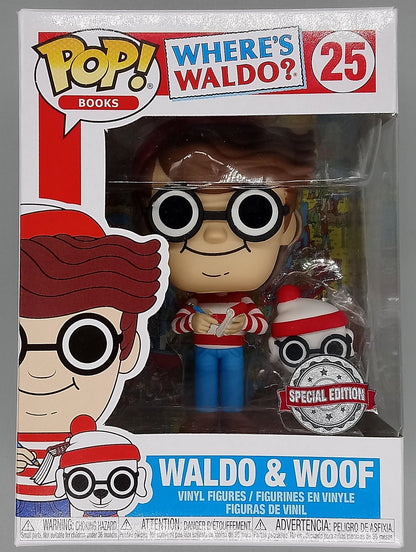 25 Waldo & Woof - Books Funko POP (Box Damage)