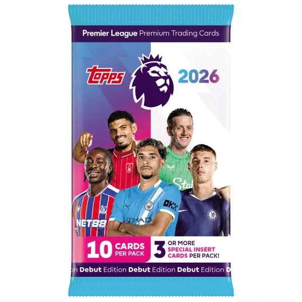 Topps Premier League Trading Card Game: 2026 Debut Edition TCG Booster Display (28) - [New]