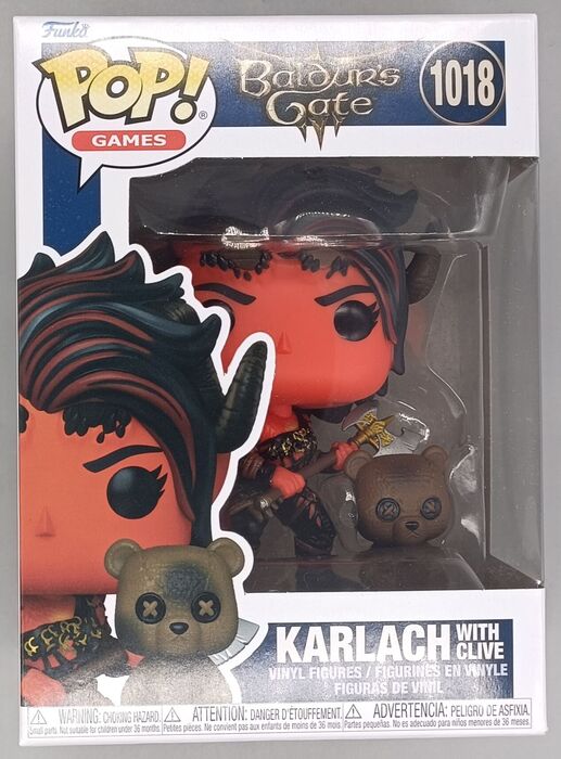 1018 Karlach with Clive - Baldur's Gate Funko POP - Brand New
