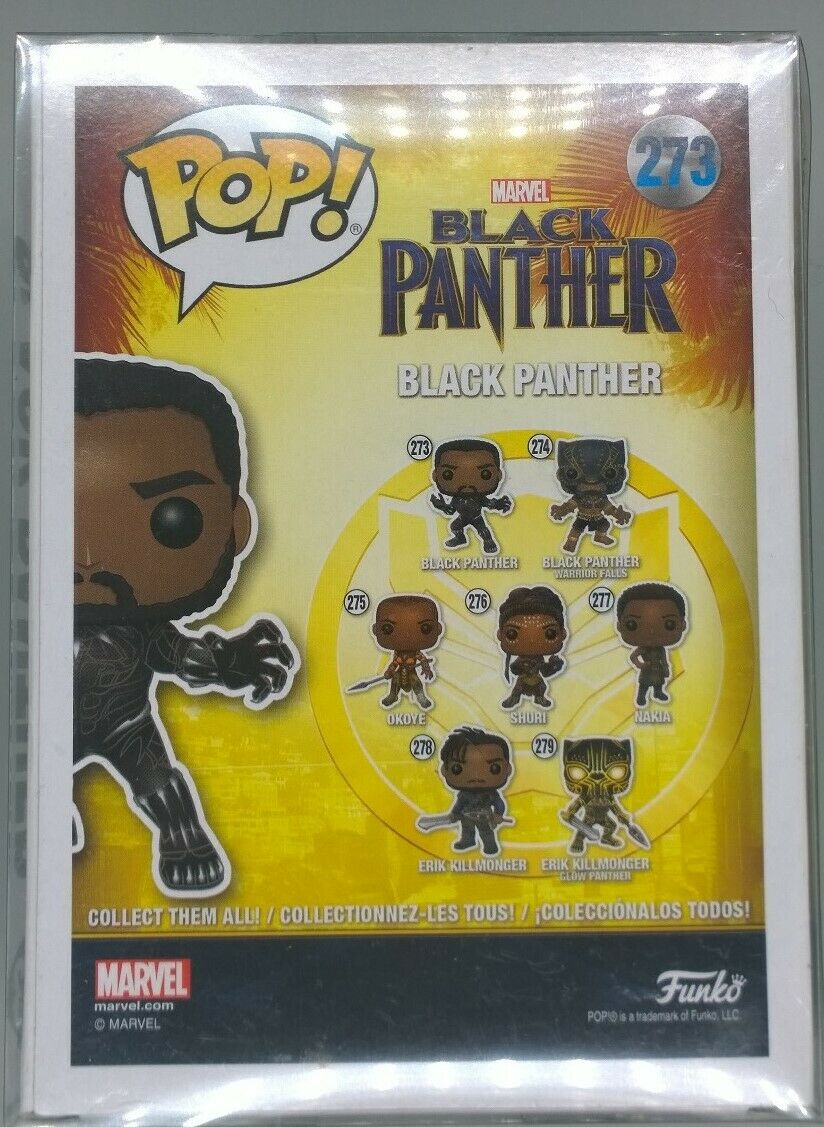 273 Black Panther (Masked) Chase Ed - Marvel Black Panther Funko POP