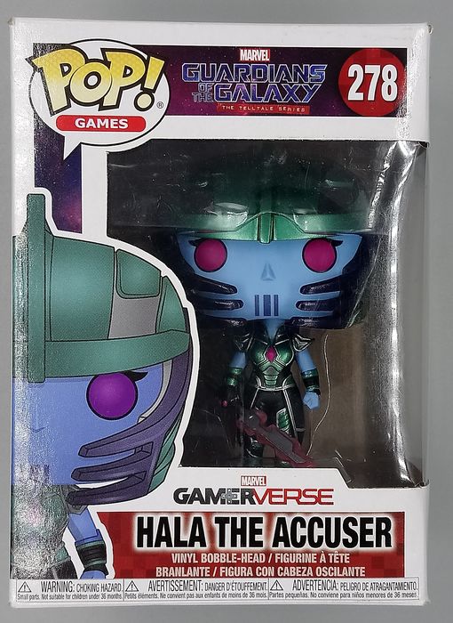 278 Hala the Accuser Marvel Guardians of the Galaxy Box Damaged Funko POP