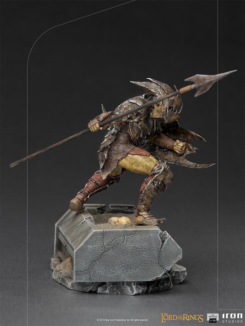 Scale Figure 1/10 Armored Orc - Lord of the Rings Scale Figures