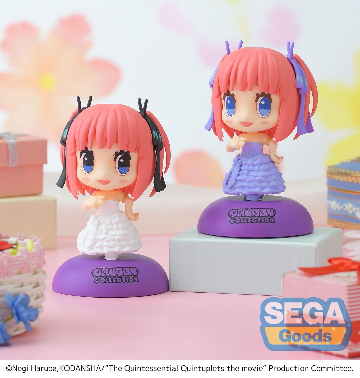 Chubby Collection Nino Nakano - The Quintessential Quintuplets Movie Vinyl Figure