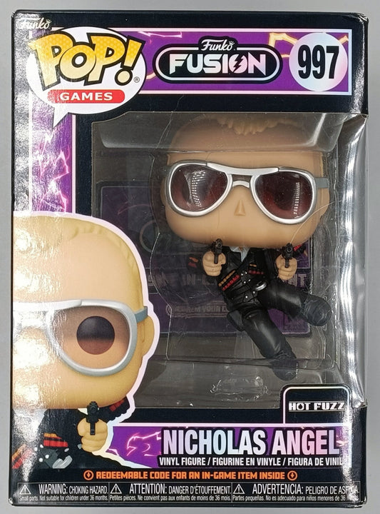 997 - Nicholas Angel - Hot Fuzz - Funko Fusion Box Damaged Funko POP Funko