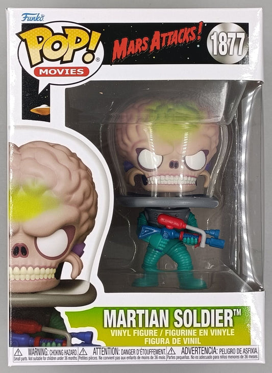 1877 Martian Soldier with Ray Gun - Mars Attacks Funko POP - Box Damaged