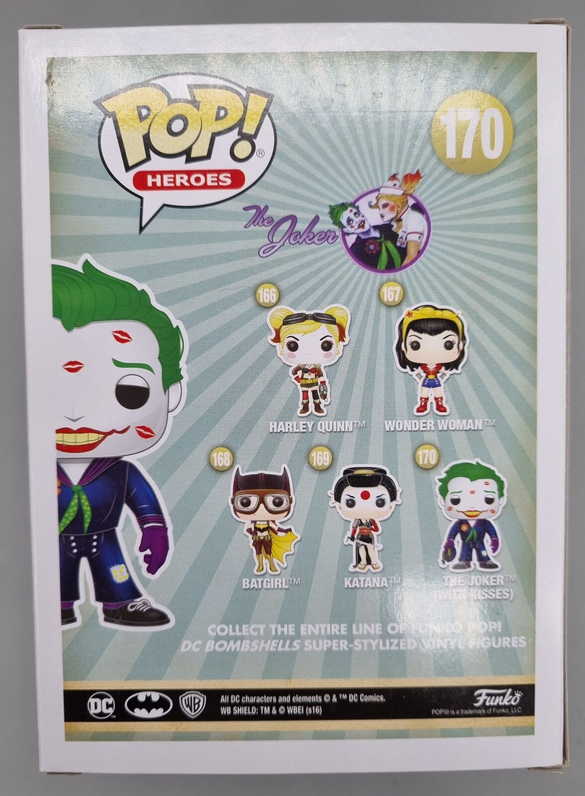 170 The Joker (with Kisses) DC Comics Bombshells Funko POP