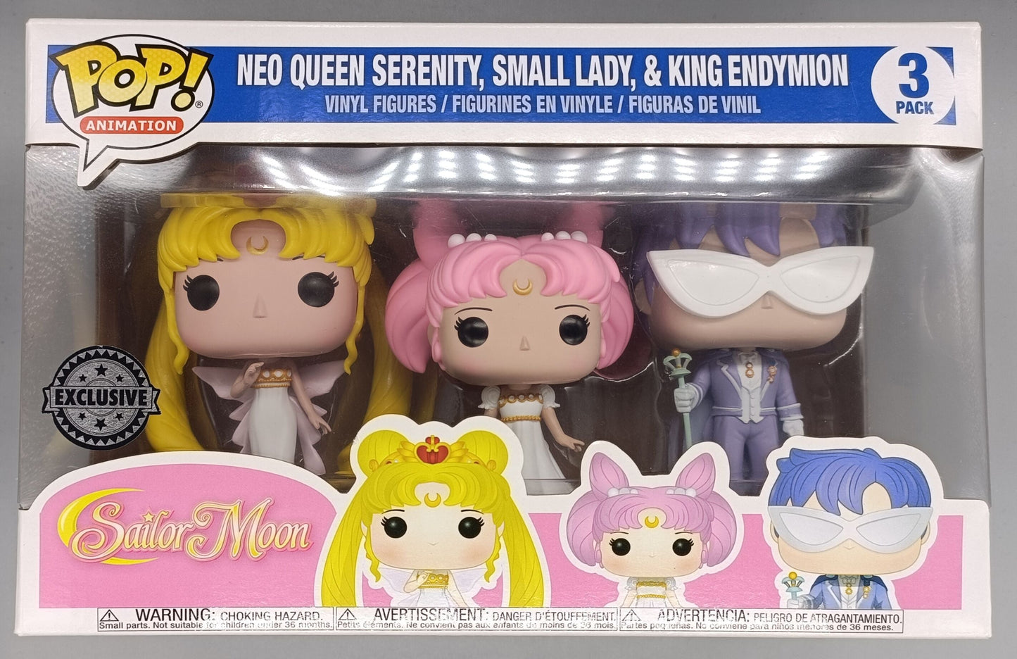 Neo Queen Serenity, Small Lady and King Endymion - Sailor Moon Funko POP [3 Pack]