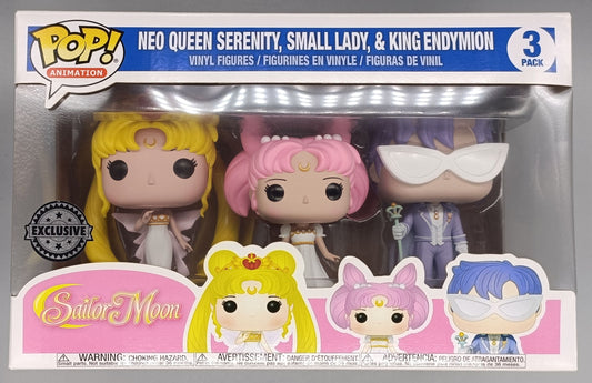 Neo Queen Serenity, Small Lady and King Endymion - Sailor Moon Funko POP [3 Pack]