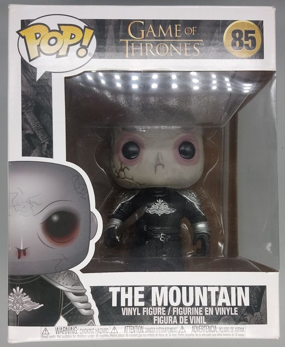 85 The Mountain (Unmasked) 6 Inch Game of Thrones Box Damaged Funko POP Funko