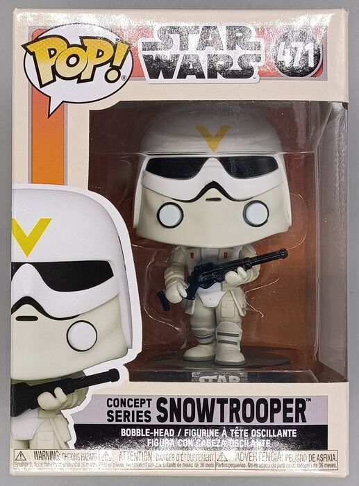 471 Snowtrooper (Concept) - Star Wars - Box Damaged Funko POP