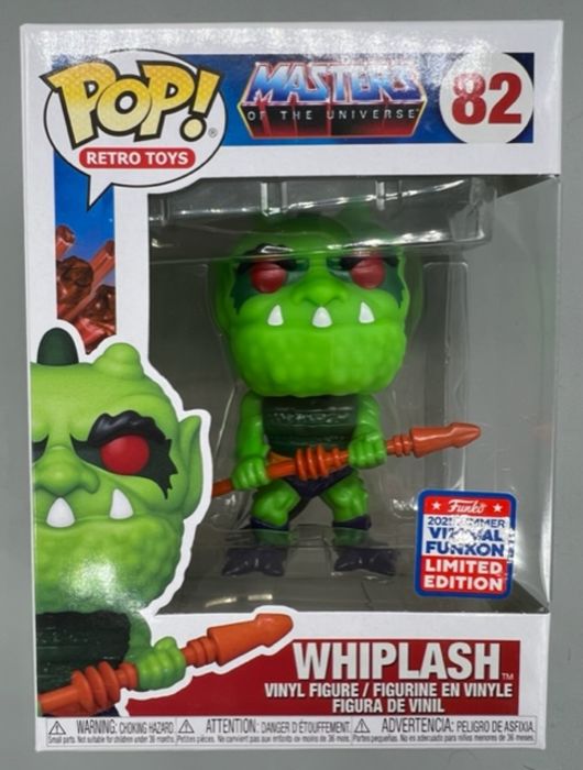 82 Whiplash - VFK 21 Con Sticker - Masters of the Universe - Box Damaged Funko POP Funko