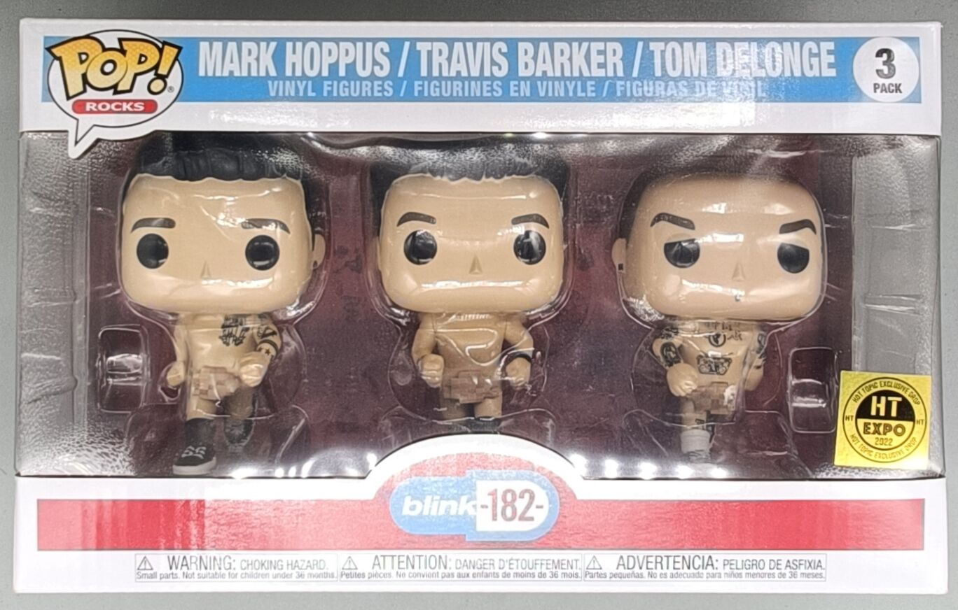 [3 Pack] blink-182 Pixelated Runners (Tom , Mark and Travis) - Funko POP