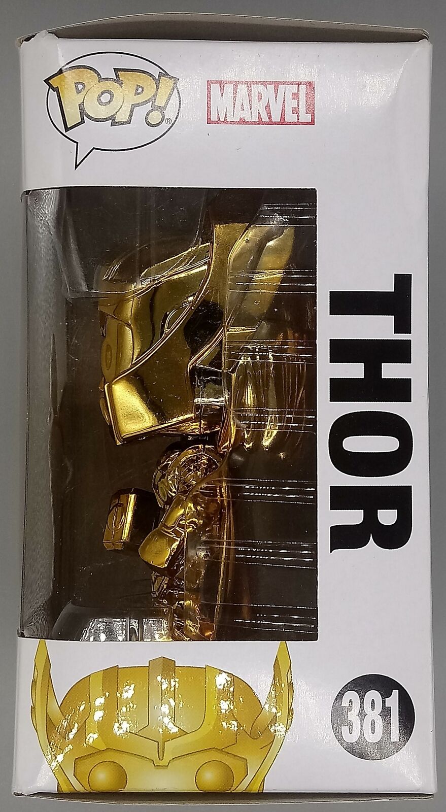 381 Thor (Gold) - Chrome - Marvel Studios 10 - Box Damaged Funko POP