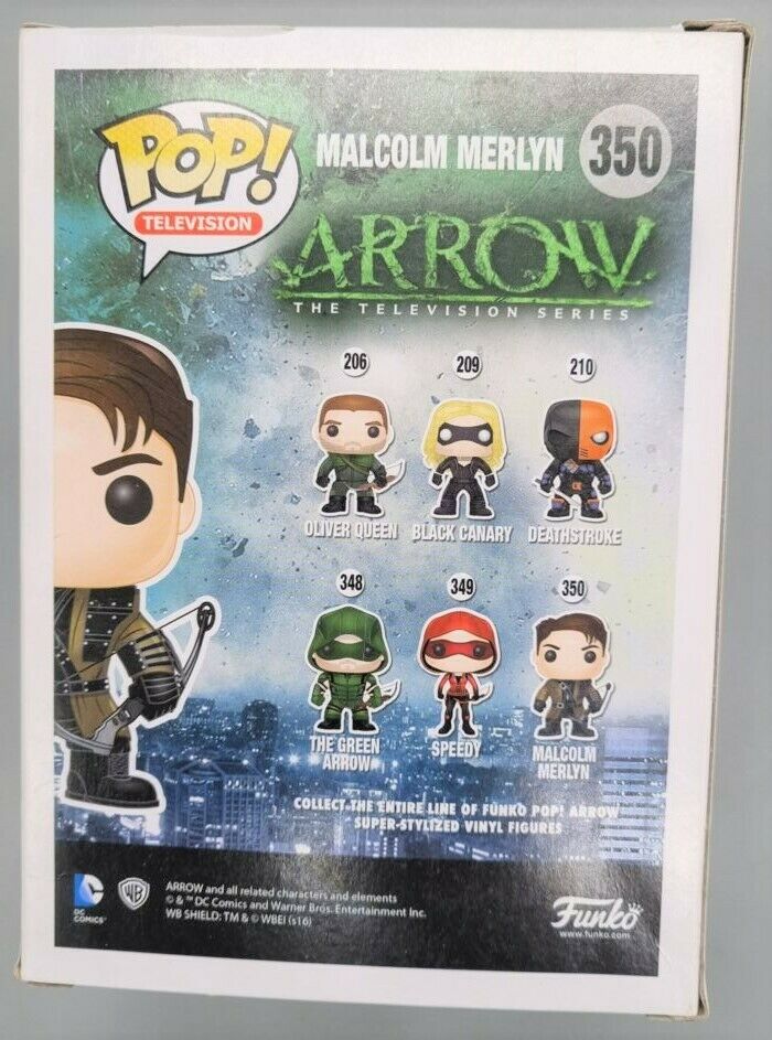350 Malcolm Merlyn - Arrow - 2016 Con Funko POP