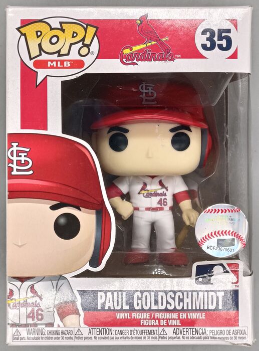 35 Paul Goldschmidt - MLB Baseball St Louis Card Box Damaged Funko POP