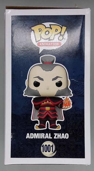 1001 Admiral Zhao (w/ Fireball) Glow Avatar: The La Box Damaged Funko POP
