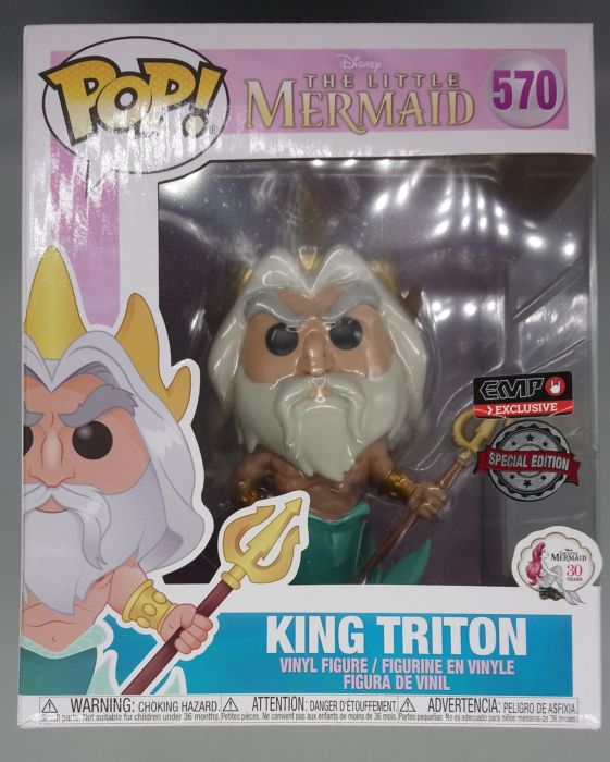 570 King Triton - 6 Inch - Disney The Little Mermaid Funko POP Funko