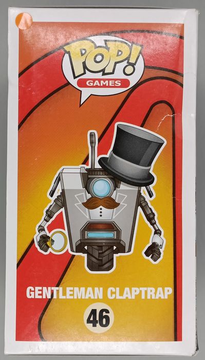 46 Gentleman Claptrap - Borderlands - Funko POP - Box Damaged