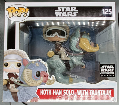 125 Hoth Han Solo with Tauntaun Deluxe Star Wars Smugglers Bounty Box Damaged Funko POP