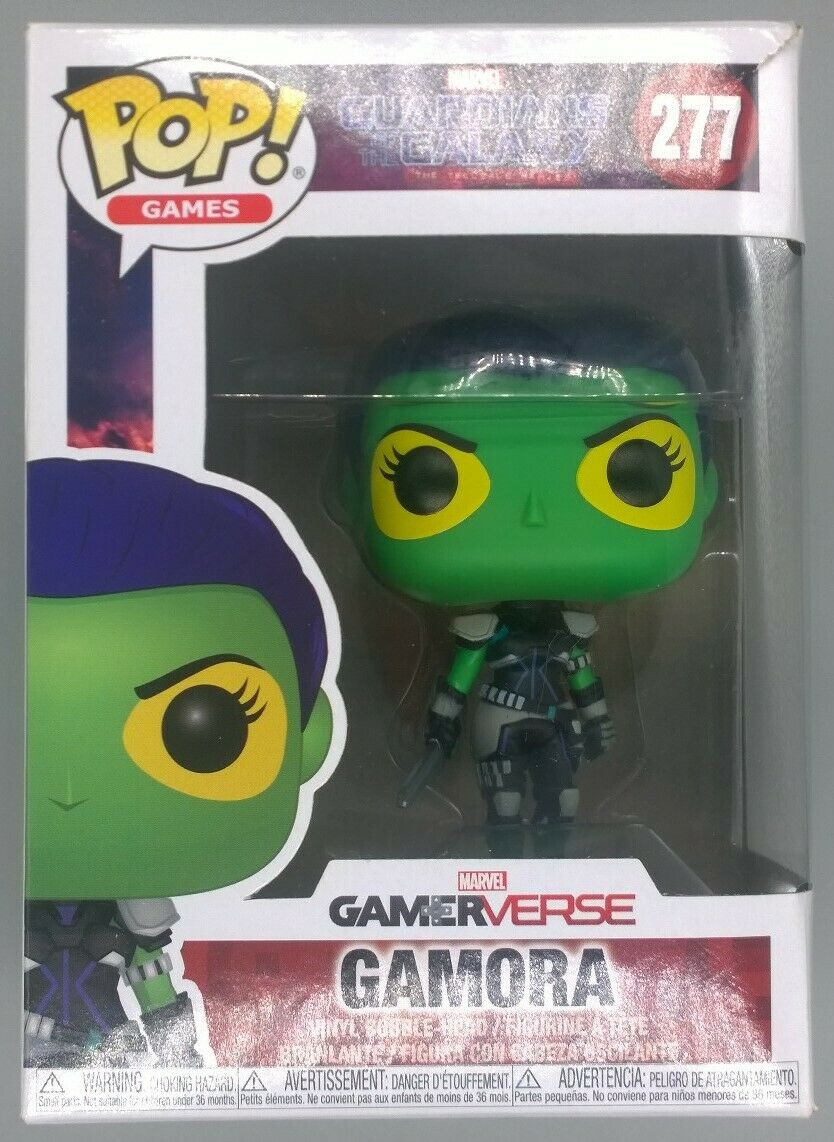 277 Gamora - Guardians of the Galaxy: The Game - Box Damaged Funko POP Funko
