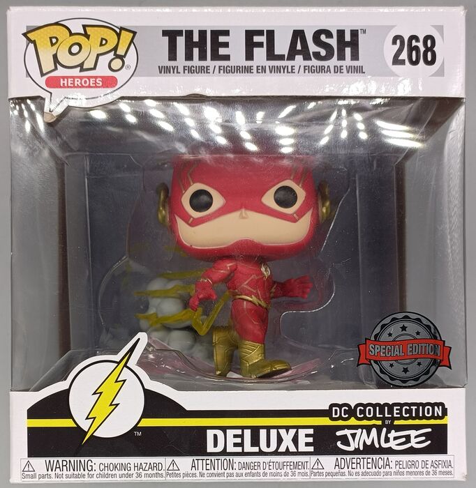 268 The Flash - Deluxe - DC Collection by Jim - Box Damaged Funko POP
