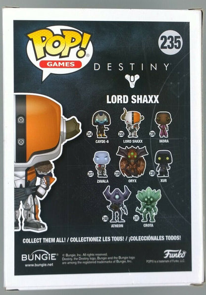 235 Lord Shaxx - Destiny Funko POP