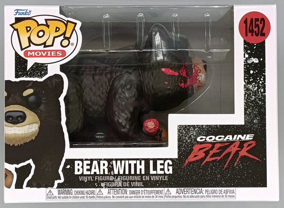 1452 Bear with Leg - Cocaine Bear - Horror - Brand New Funko POP in Protector Funko