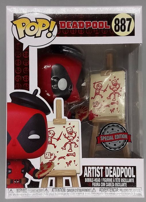 887 Artist Deadpool - Marvel Funko POP Funko