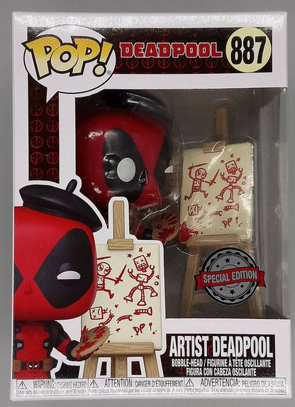 887 Artist Deadpool - Marvel Funko POP Funko