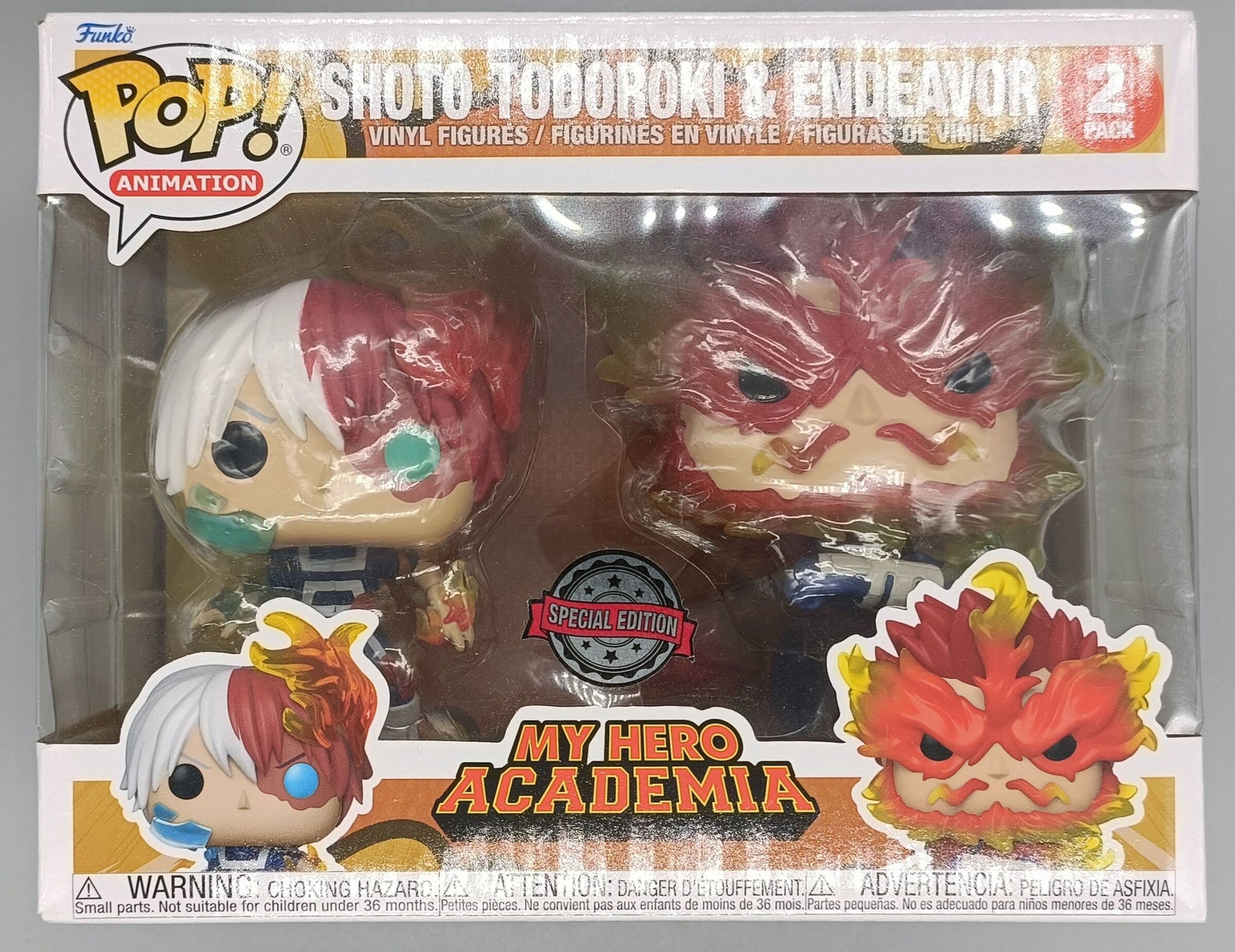 [2 Pack] Shoto Todoroki & Endeavor - My Hero Academia Funko POP