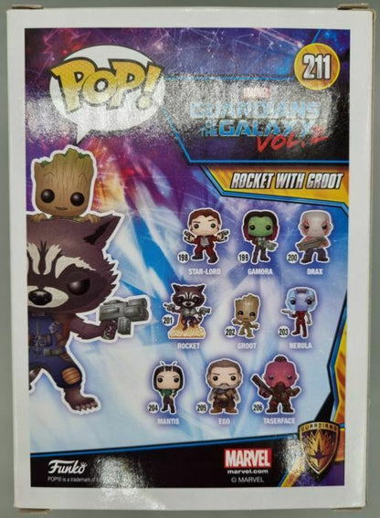 211 Rocket with Groot Marvel MCC Guardians of the Galaxy 2 Funko POP