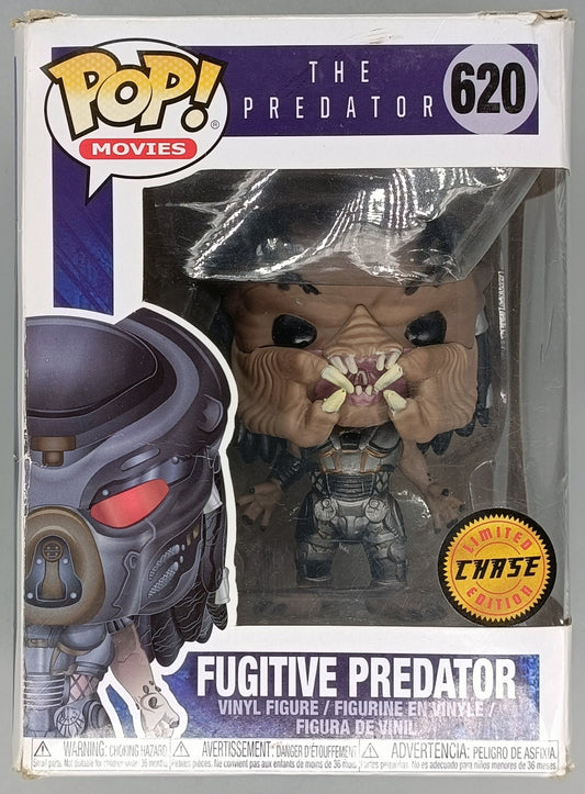 620 Fugitive Predator (Unmasked) Chase - The Predator - Box Damaged Funko POP