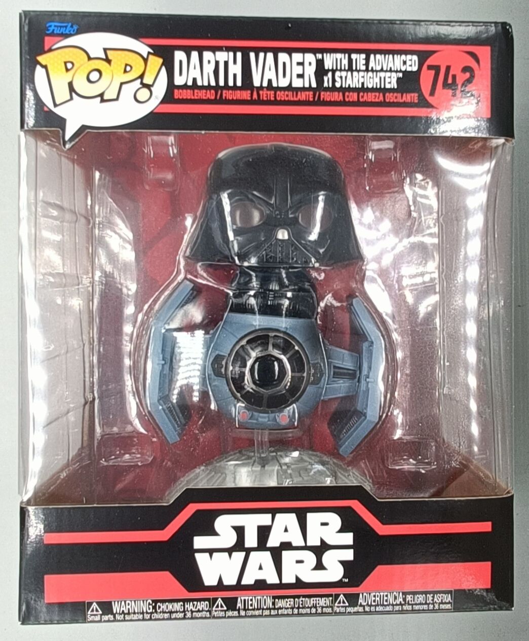 742 Darth Vader w/Tie Fighter Advanced X1 - Star Wars Funko POP - Brand New Funko