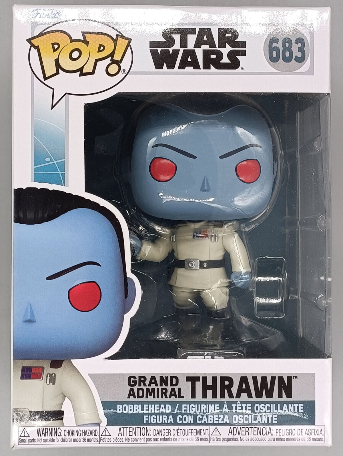 683 Grand Admiral Thrawn - Star Wars Ahsoka Funko POP - Box Damaged