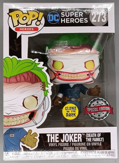 273 The Joker (Death of the Family) Glow - DC Super Heroes Funko POP Funko