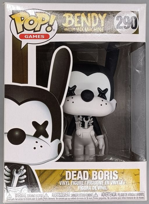 290 Dead Boris - Games - Bendy and the Ink Machine Box Damaged Funko POP Funko