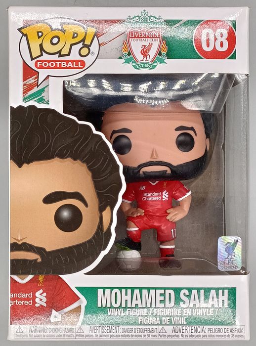 08 Mohamed Salah - Football - Liverpool FC - Box Damaged Funko POP Funko