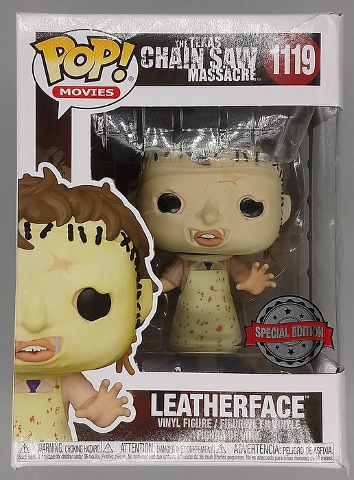 1119 Leatherface (w/ Mallet) The Texas Chainsaw Mas Box Damaged Funko POP