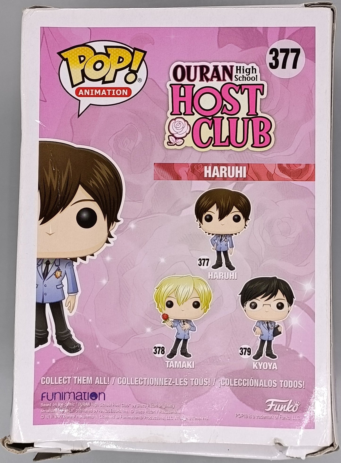 377 Haruhi - Ouran High School Host Club - Box Damaged Funko POP
