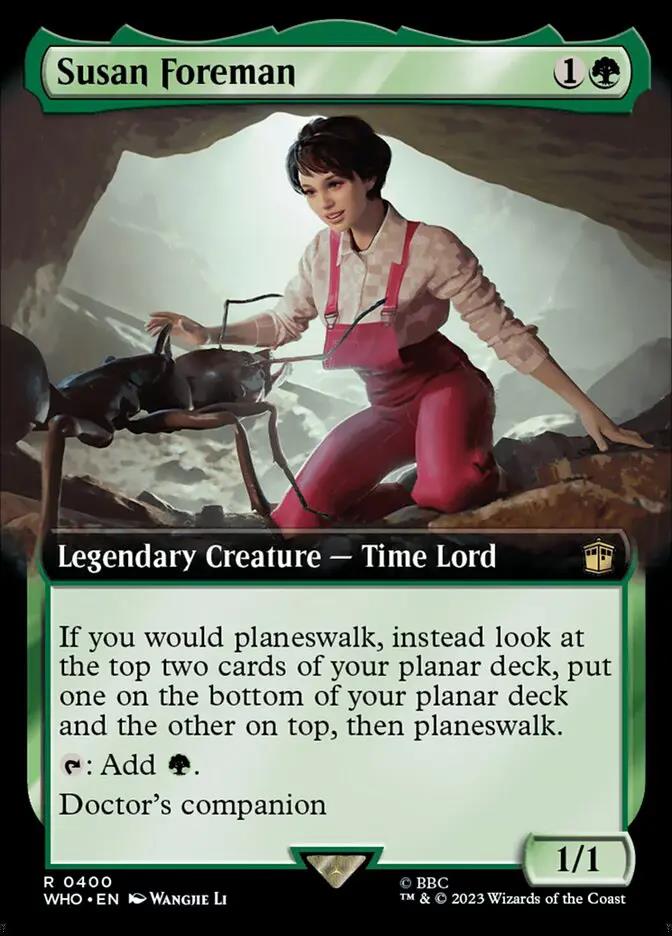 400 - Susan Foreman - Doctor Who - Foil - Magic: The Gathering Card