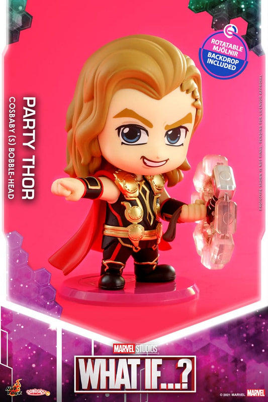 Cosbaby Party Thor - Marvel Studios What If...? - Hot Toys - Brand New
