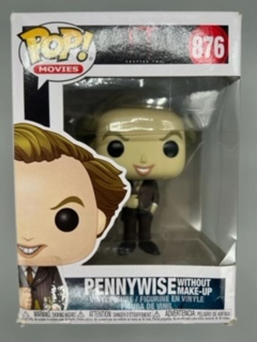 876 Pennywise (Without Make-Up) - IT - Horror Funko POP - Damaged Box
