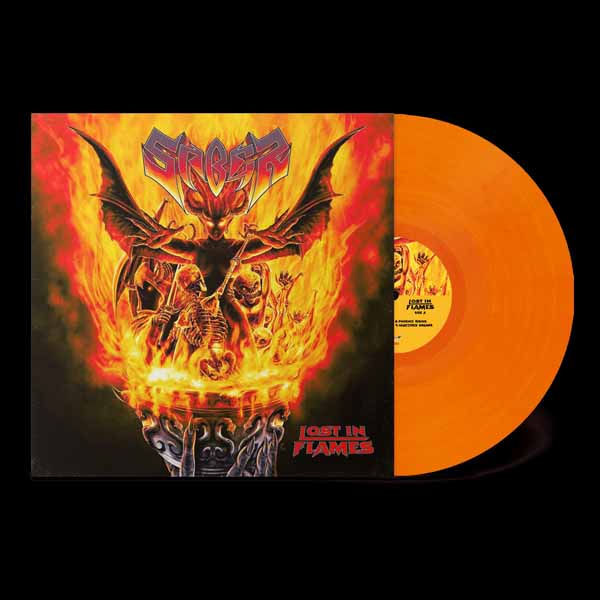 Saber - Lost In Flames (Orange Vinyl) - Metal - LP