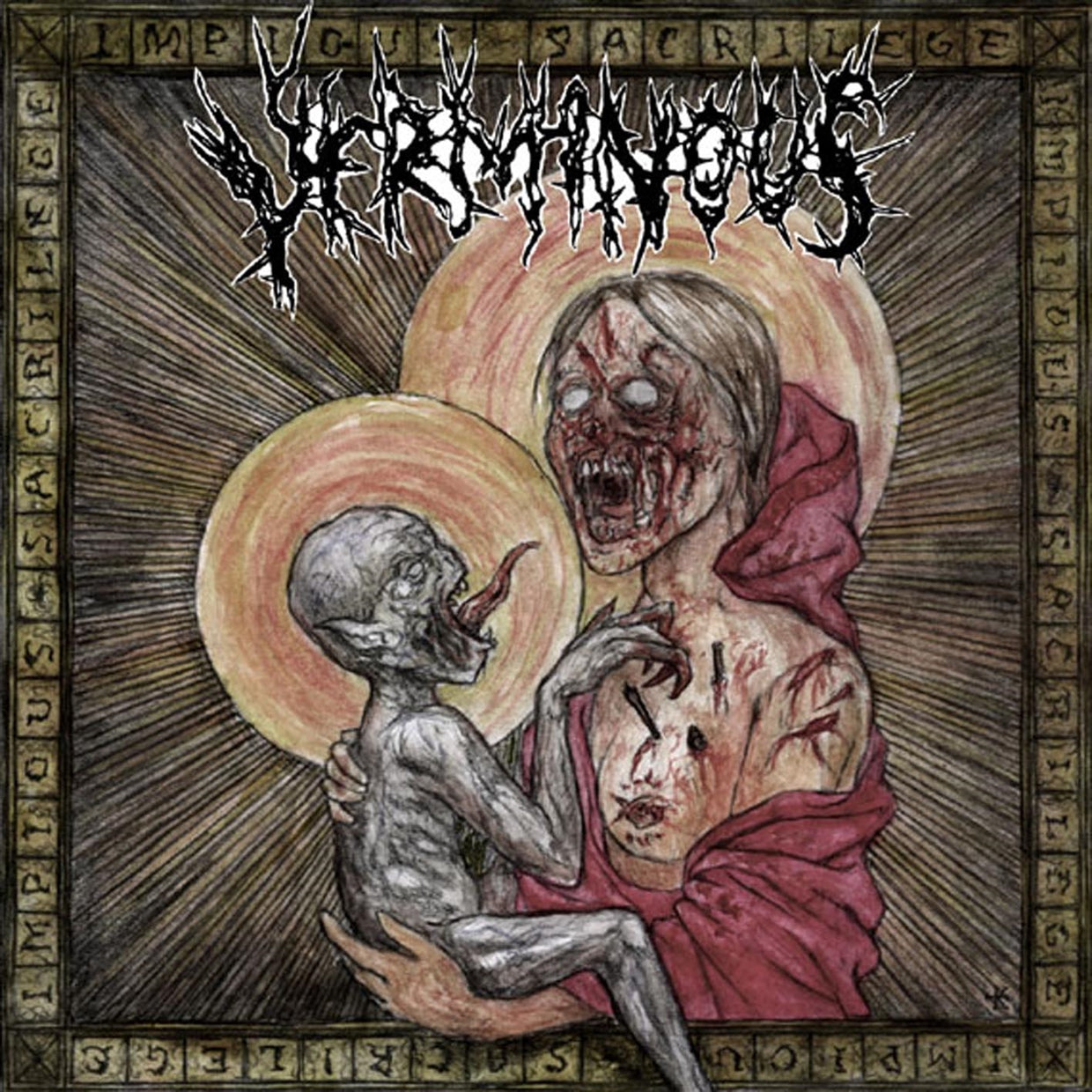 Verminous - Impious Sacrilege - Metal - CD