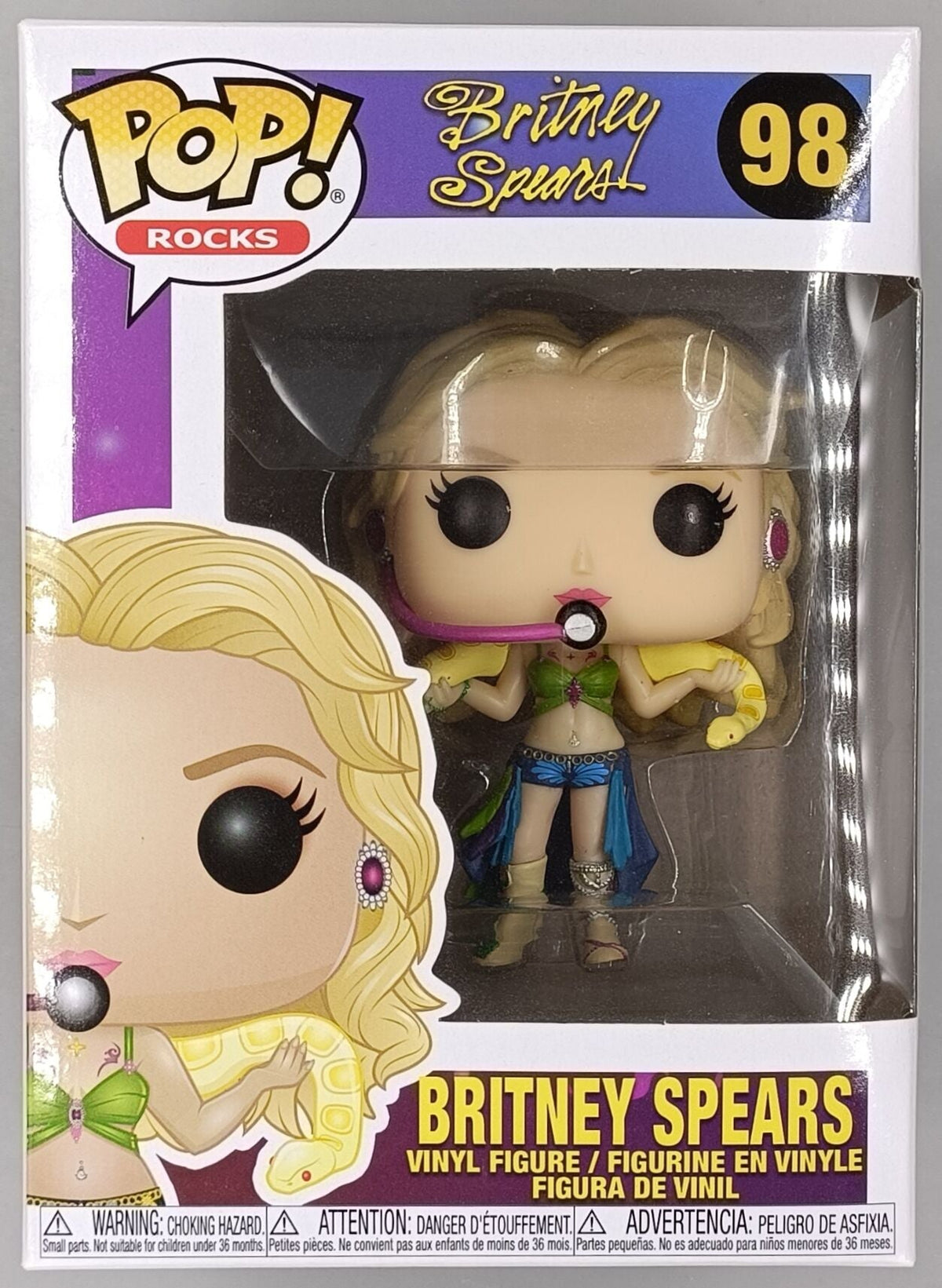 98 Britney Spears (I'm a Slave 4 U) Funko POP - Box Damaged Funko