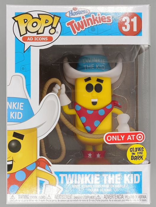 31 Twinkie the Kid - Glow - Hostess Twinkies Funko POP